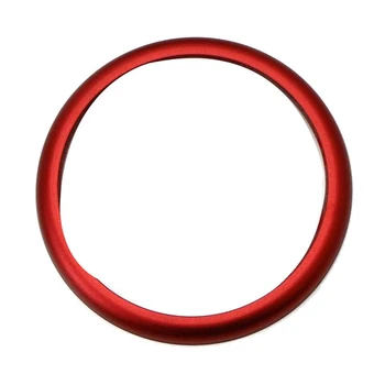 2X אדום טבעת אלומיניום במרכז הקונסולה Idrive בקר מולטימדיה ידית טבעת -ב. מ. וו 1 2 3 4 5 6 7 סדרת X3 X4 X5 X6