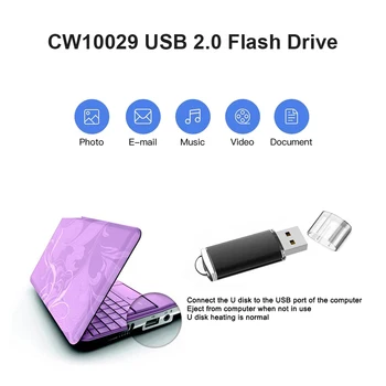 Pendrive מקל זיכרון 64gb 2.0 מתכת, כונן Flash מסוג Usb 32GB כונן עט 128GB 256GB 512GB מקל Usb