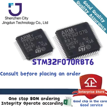 מקורי חדש STM32F070RBT6 QFP64 מיקרו לפשעים חמורים צ ' יפ משחק ציוד סריקה מכשיר תעשייתי Appl